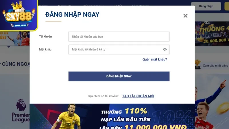 Hoàn tất đăng nhập