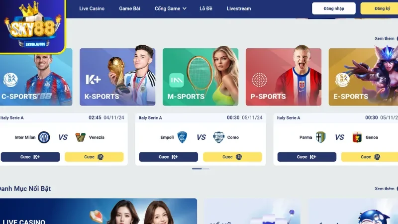 Truy cập vào SKY88